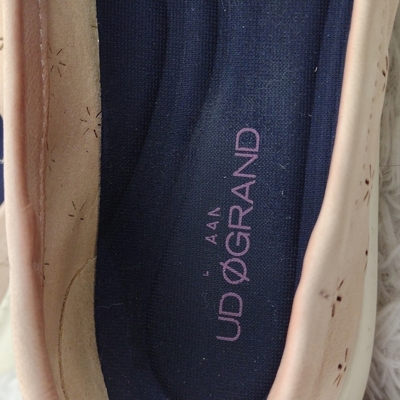 Cole Haan Studio Grand Peach Blush Perforated Nubuck Slip On Sneaker Loafer Shoe - Picture 14 of 16